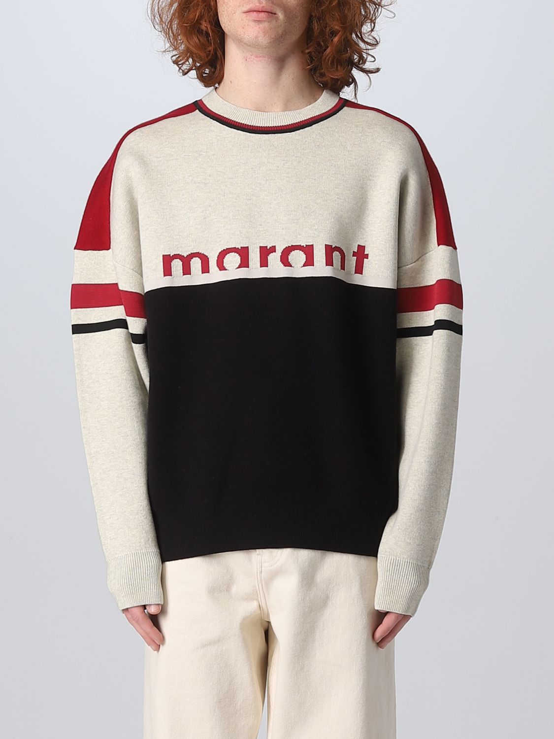 Shop Isabel Marant Sweater  Men Color Black