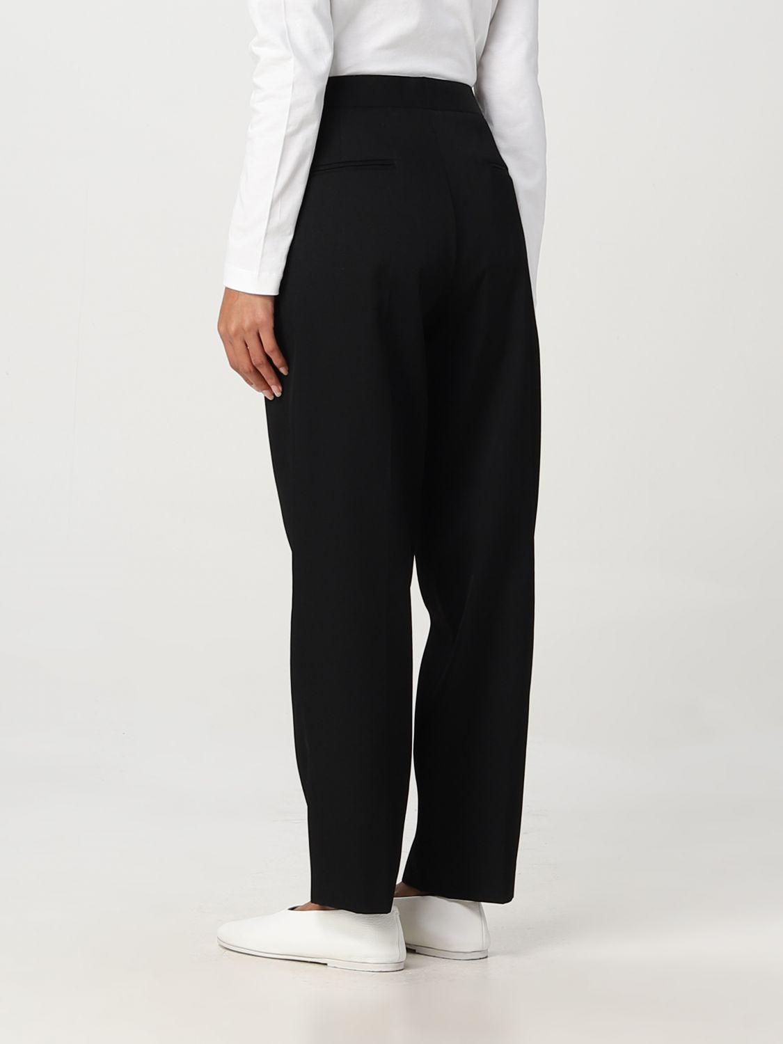 JIL SANDER: pants for woman - Black | Jil Sander pants J02KA0008J40003 ...