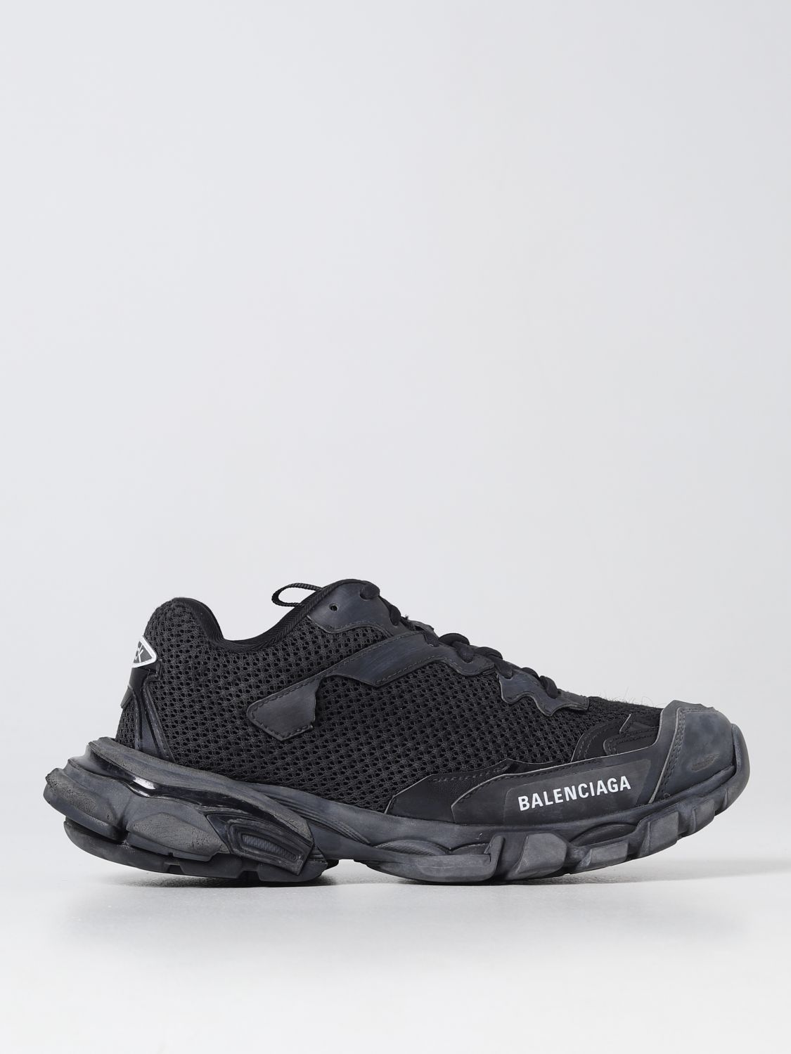 BALENCIAGA TRACK SNEAKERS IN MESH AND SYNTHETIC LEATHER,D99244002