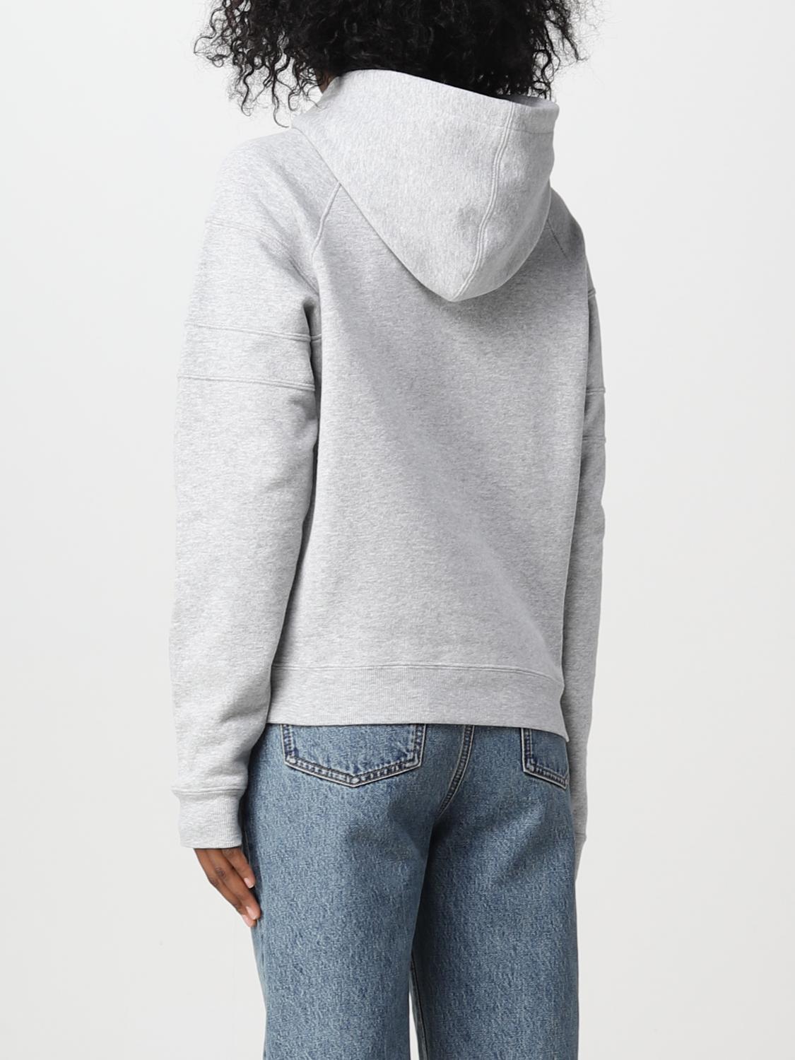 Felpa Saint Laurent: Felpa Saint Laurent in cotone stretch grigio 3