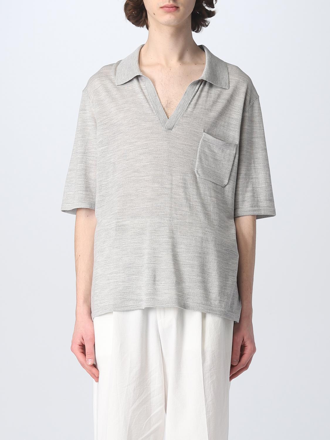 Polo Saint Laurent: Polo Saint Laurent in lana grigio 1