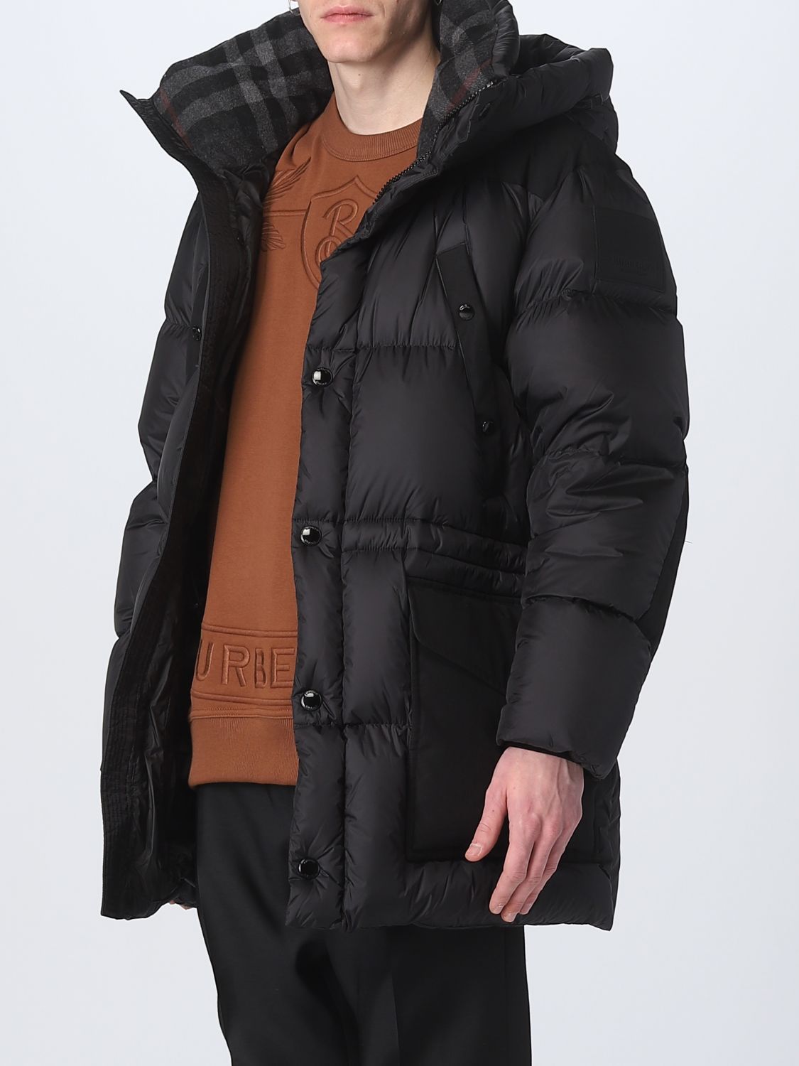 BURBERRY: jacket for man - Black | Burberry jacket 8043845 online on ...