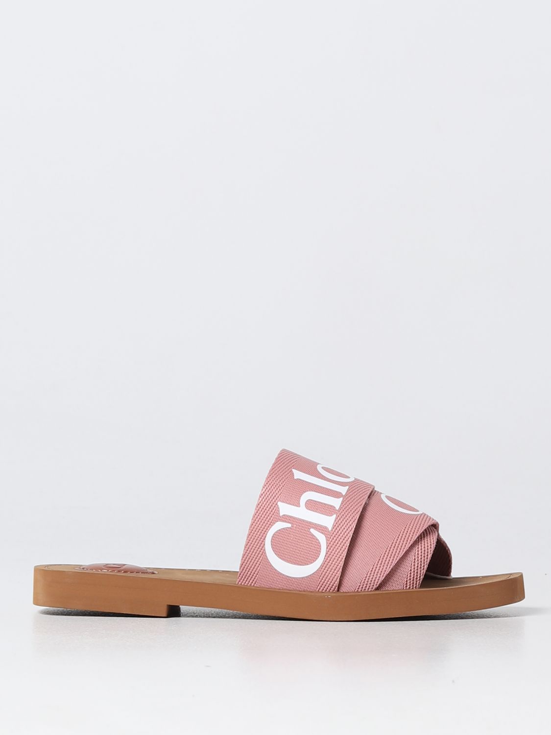 Chloé Flat Sandals  Woman In Pink