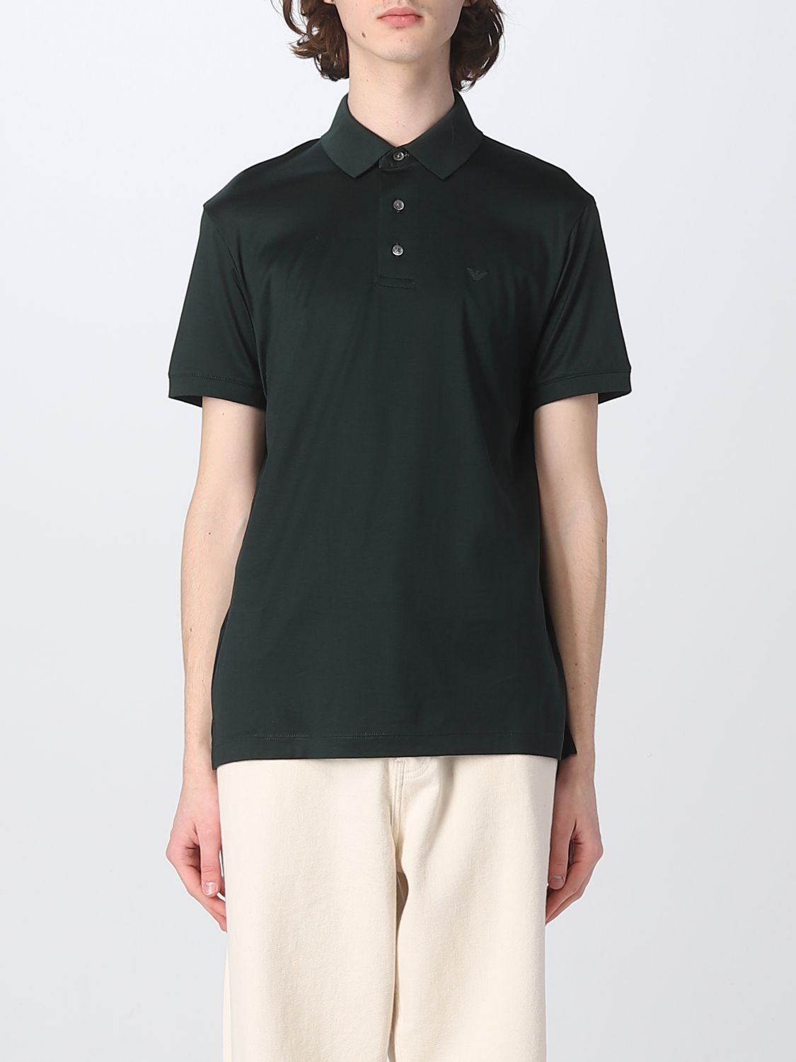 Emporio Armani Polo Shirt  Men Color Green