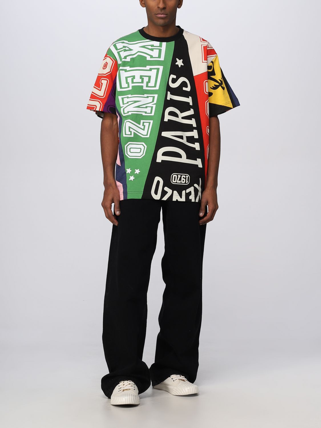 T-shirt Kenzo: T-shirt Kenzo con stampe grafiche all-over verde 2