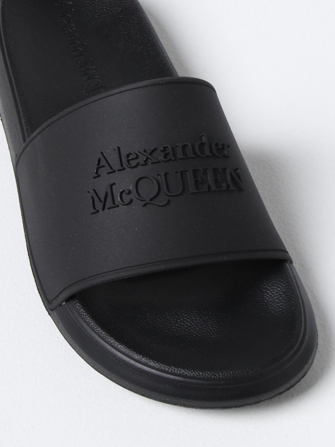 Sandali bassi Alexander Mcqueen: Slides Alexander Mcqueen in gomma nero 4