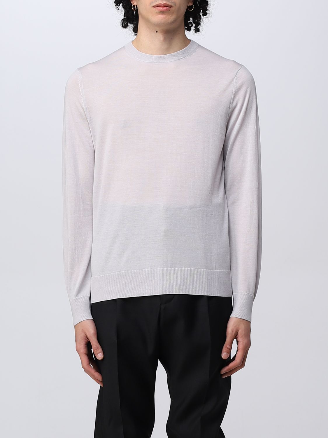 BALLANTYNE: sweater for man - Grey | Ballantyne sweater B2P00016W02 ...