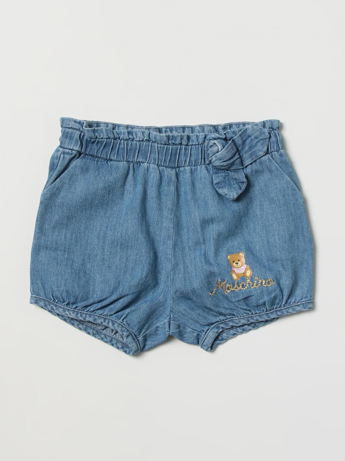Moschino Baby Pants  Kids Color Gnawed Blue