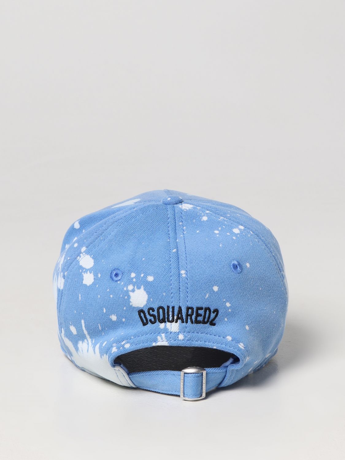 Cappello Dsquared2: Cappello Dsquared2 in cotone tie dye blue 3