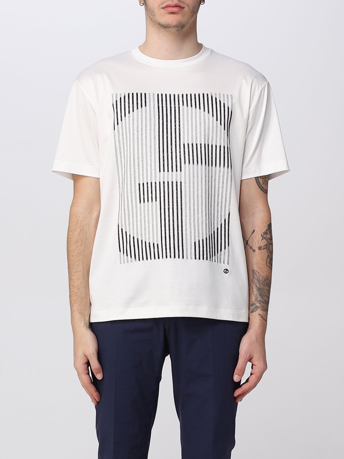 Giorgio Armani T-shirt Men Colour White