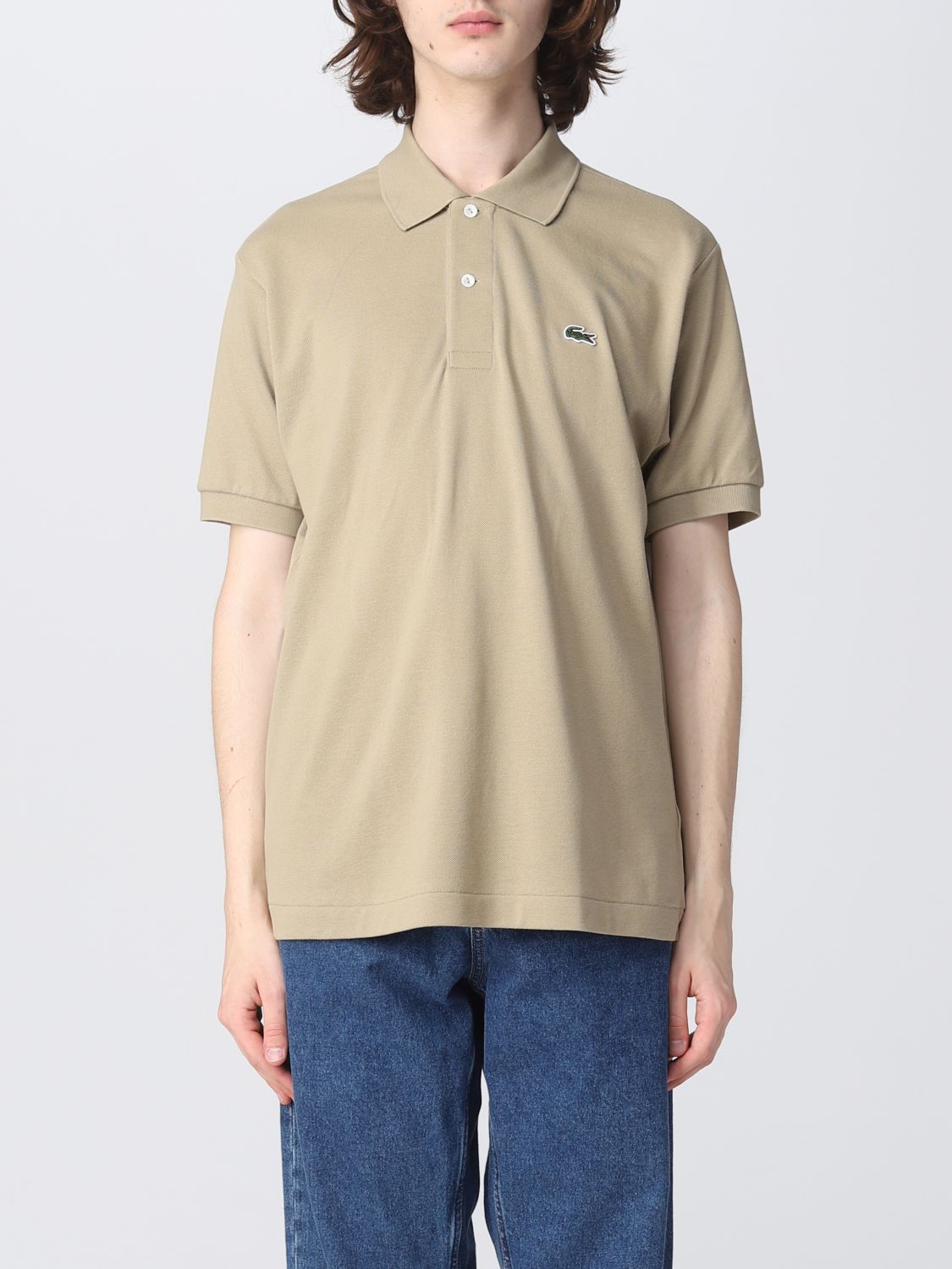 Lacoste Polo Shirt  Men In Sand
