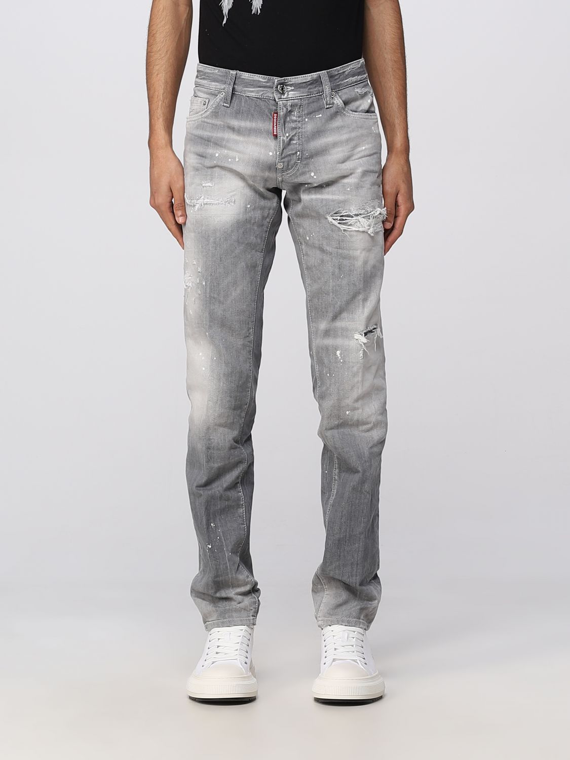 Jeans Dsquared2: Jeans Dsquared2 in denim grigio 1