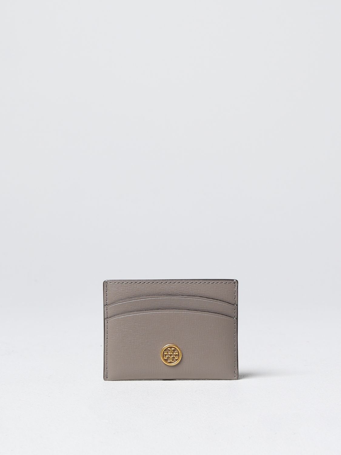 TORY BURCH: Robinson credit card holder in saffiano leather