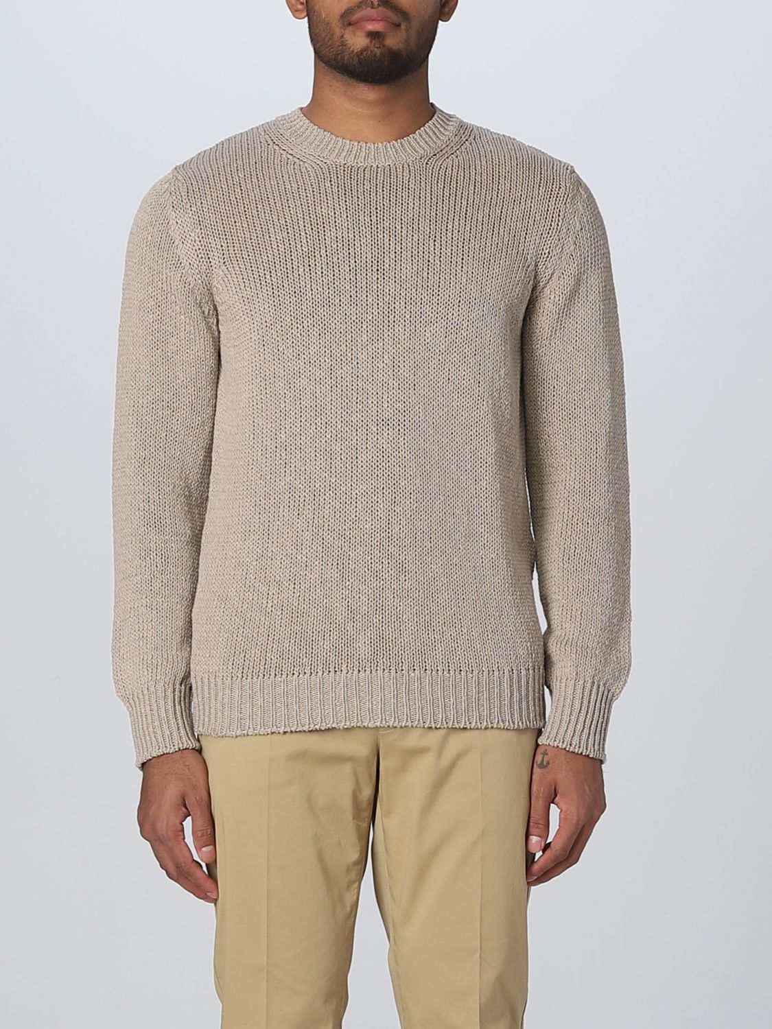Roberto Collina Sweater  Men Color Beige