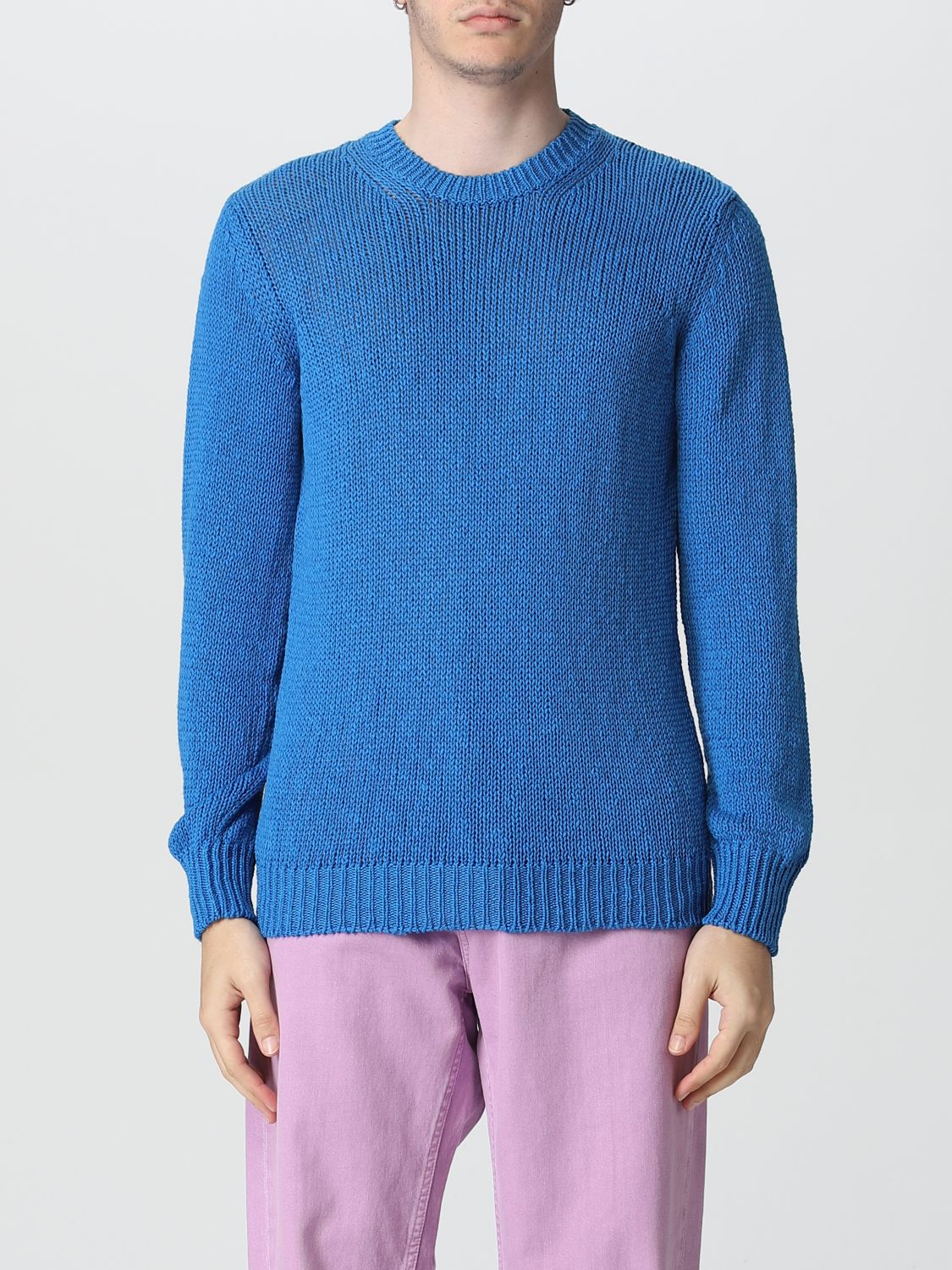 Roberto Collina Sweater  Men Color Royal Blue