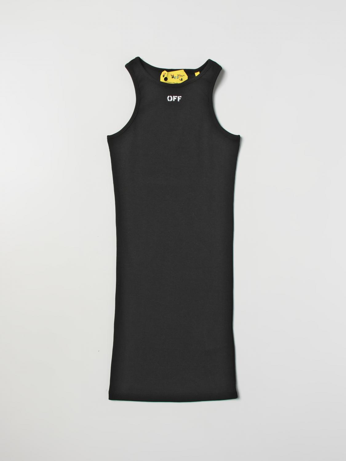 OFFWHITE dress for girls Black OffWhite dress OGDH001S23JER001