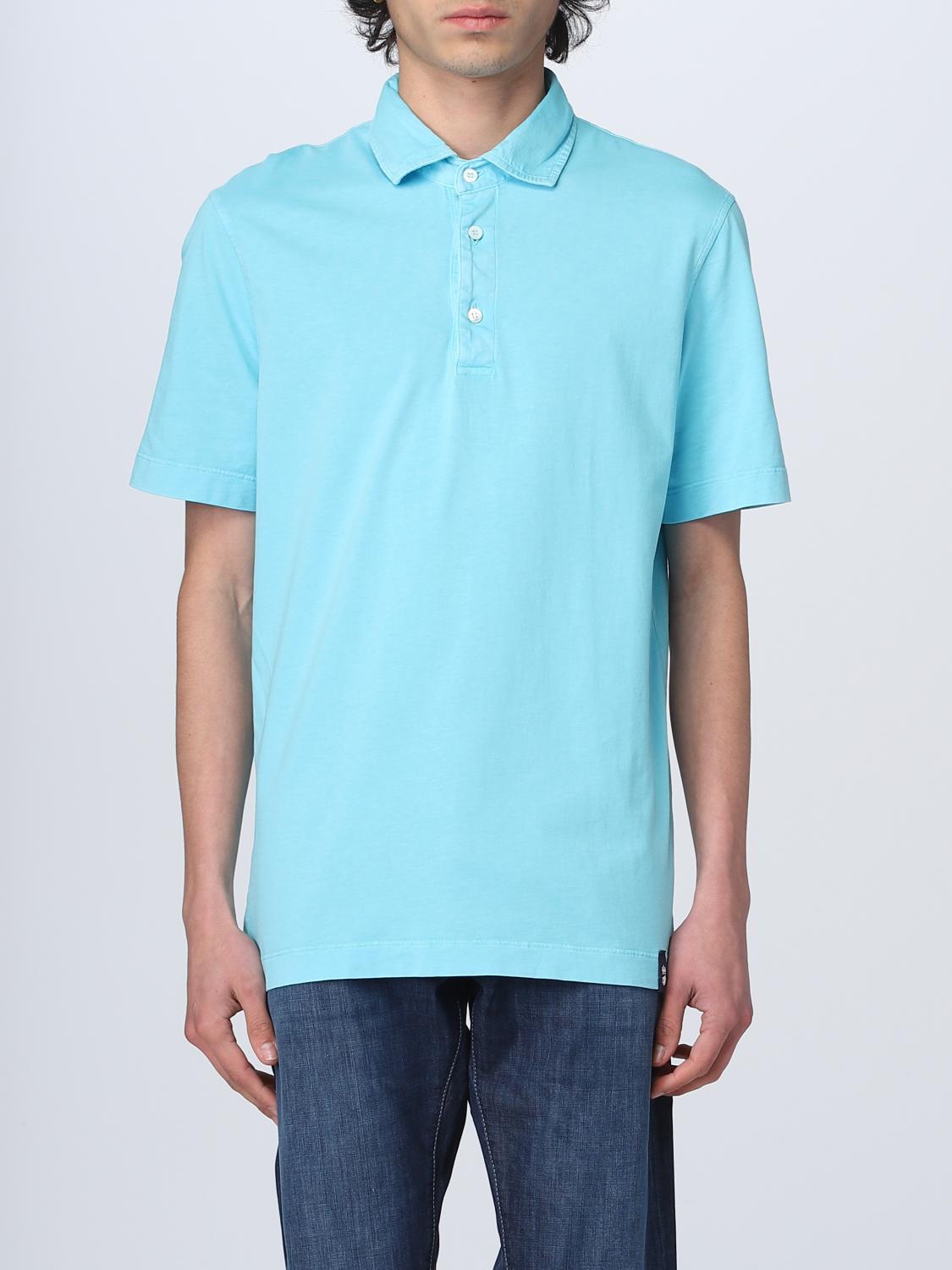 DRUMOHR POLO SHIRT DRUMOHR MEN COLOR TURQUOISE,E00734008