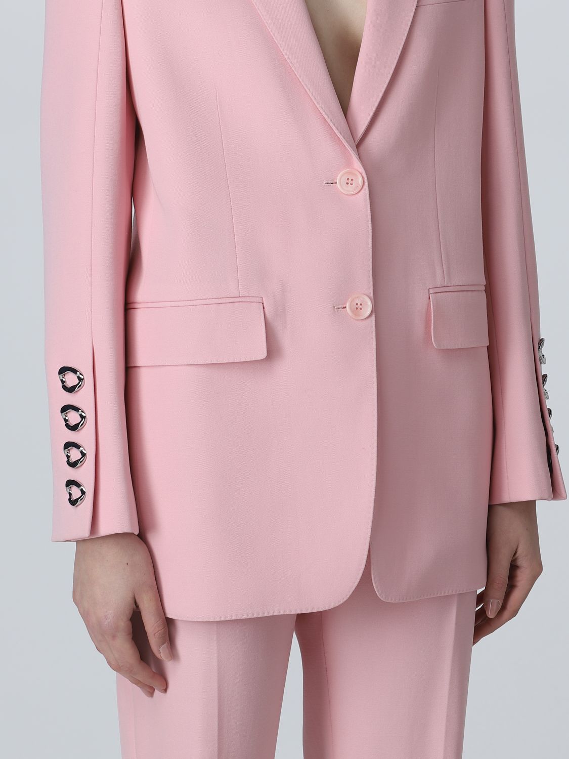 BURBERRY: blazer for women - Pink | Burberry blazer 8063243 online on  
