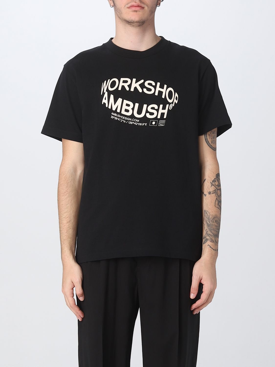 Shop Ambush T-shirt  Men In Black