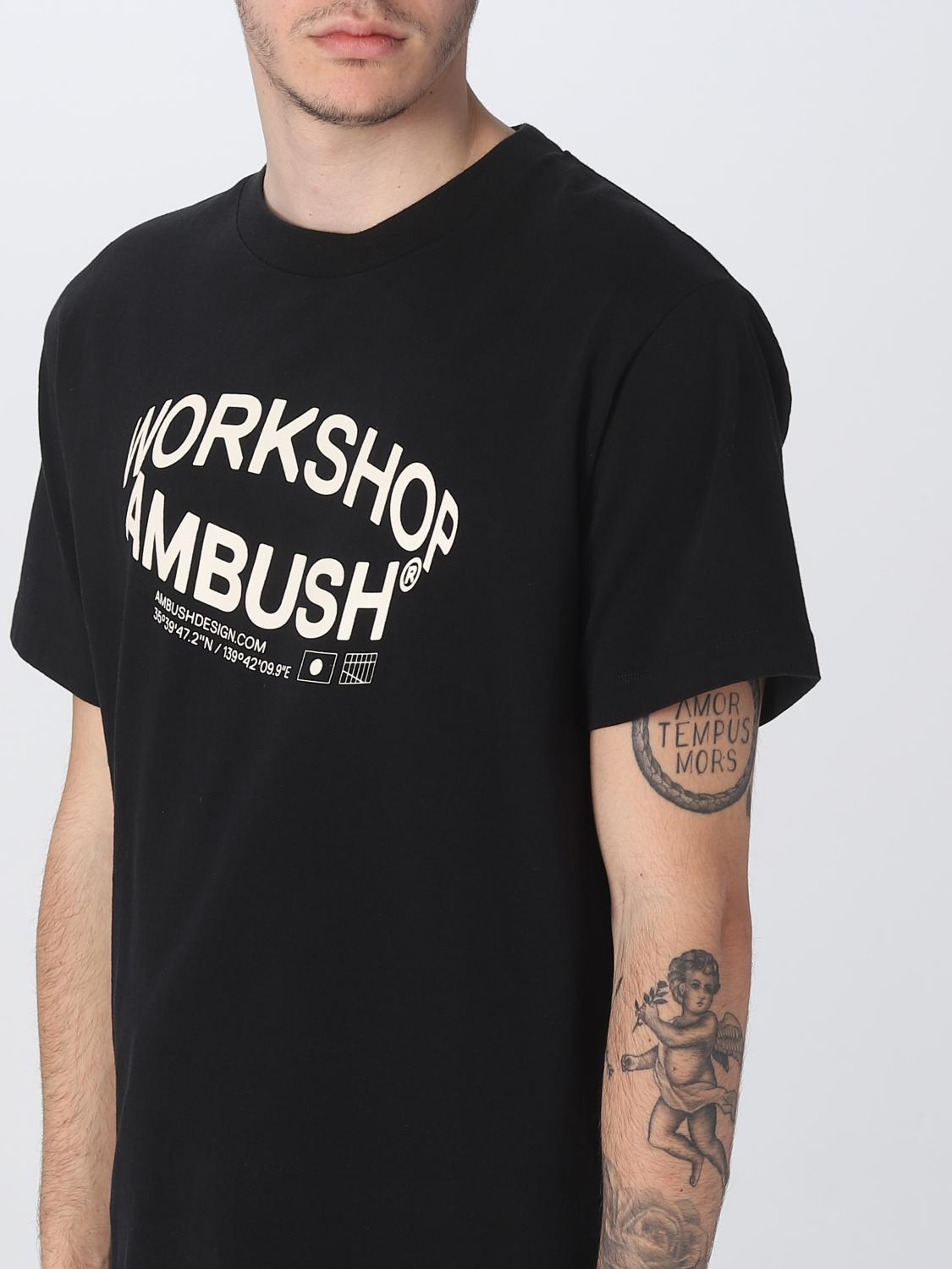 AMBUSH: t-shirt for man - Black | Ambush t-shirt BMAA064S23JER001