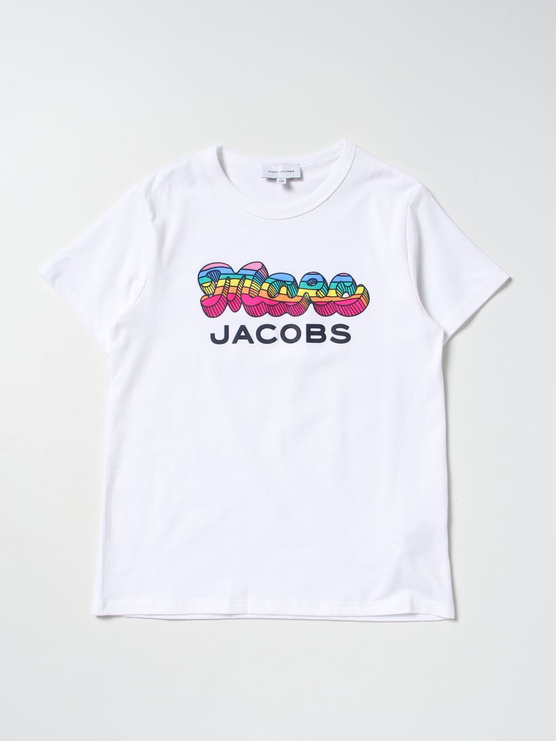 T-shirt Little Marc Jacobs: T-shirt Little Marc Jacobs in cotone bianco 1