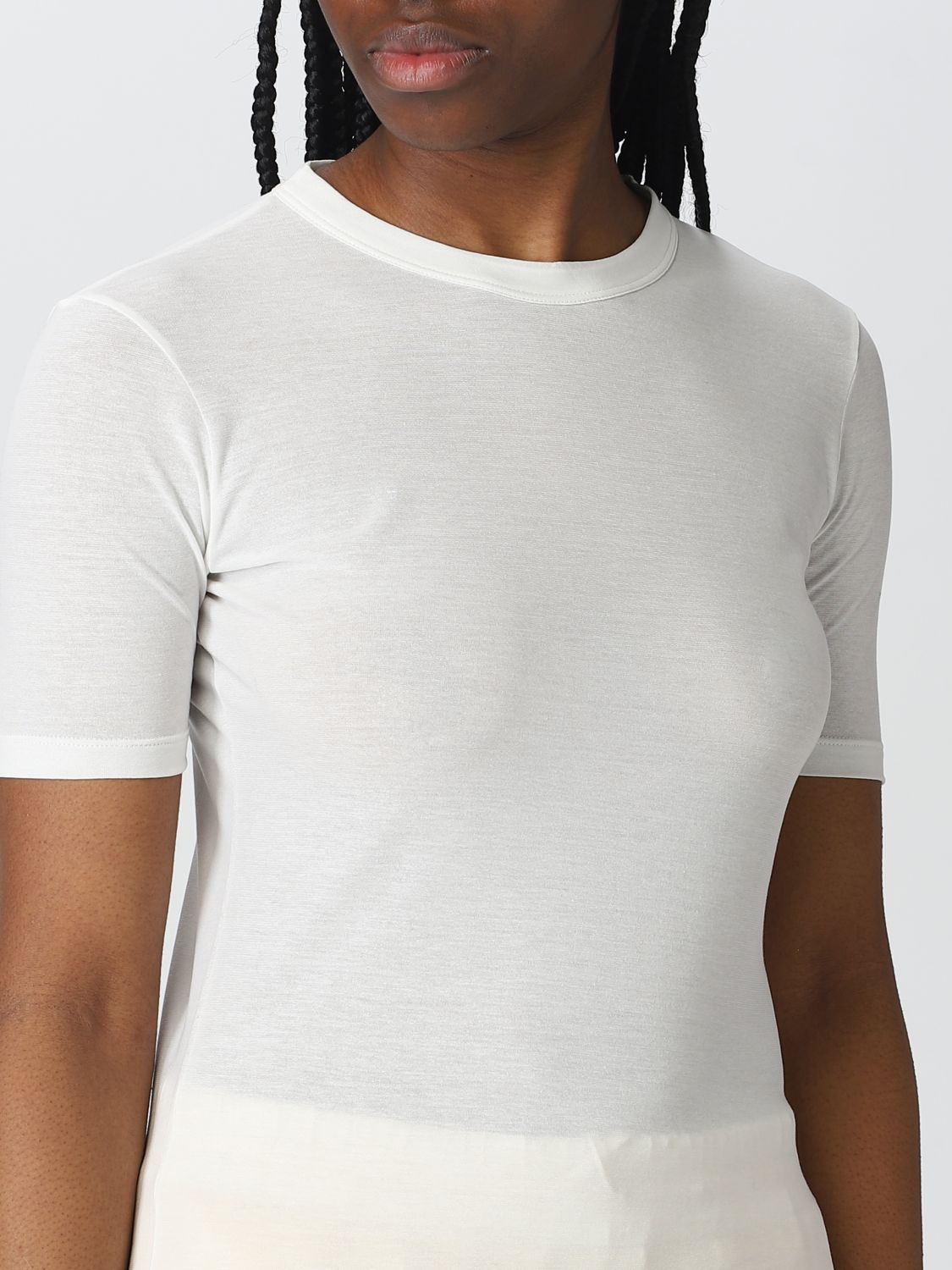 JIL SANDER tshirt for woman White Jil Sander tshirt J40GC0005J45031 online on JIL SANDER tshirt for woman White Jil Sander tshirt J40GC0005J45031 online on