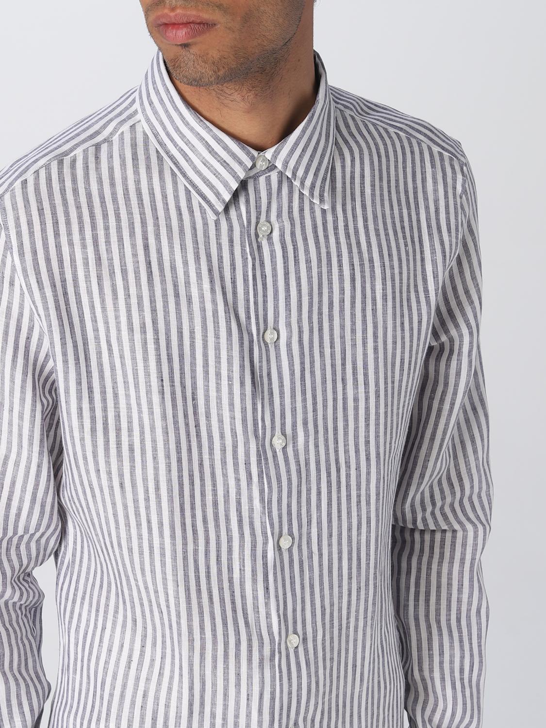 Camicia Etro: Camicia Etro a righe in cotone blue 5