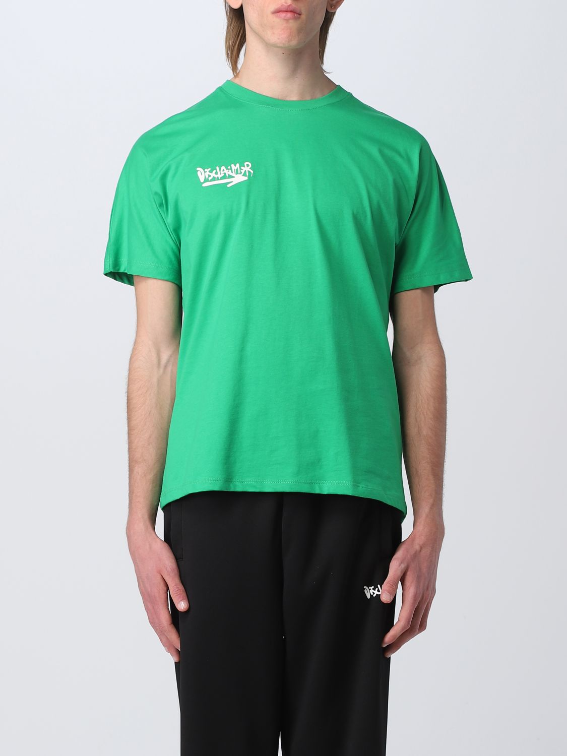 Disclaimer T-shirt  Men Color Green