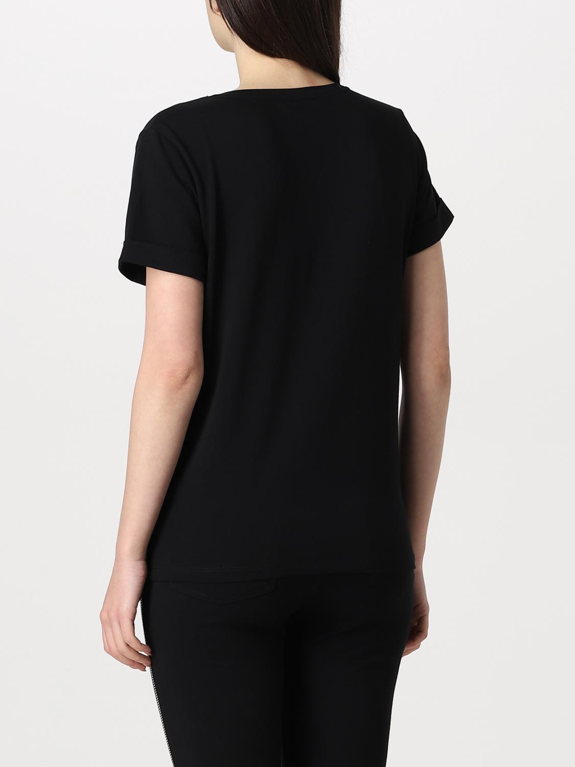 LIU JO: t-shirt for woman - Black 2 | Liu Jo t-shirt TA3103J5003 online ...