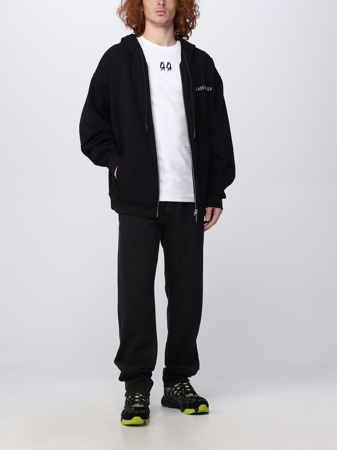 44 LABEL GROUP: sweatshirt for man - Black | 44 Label Group sweatshirt ...