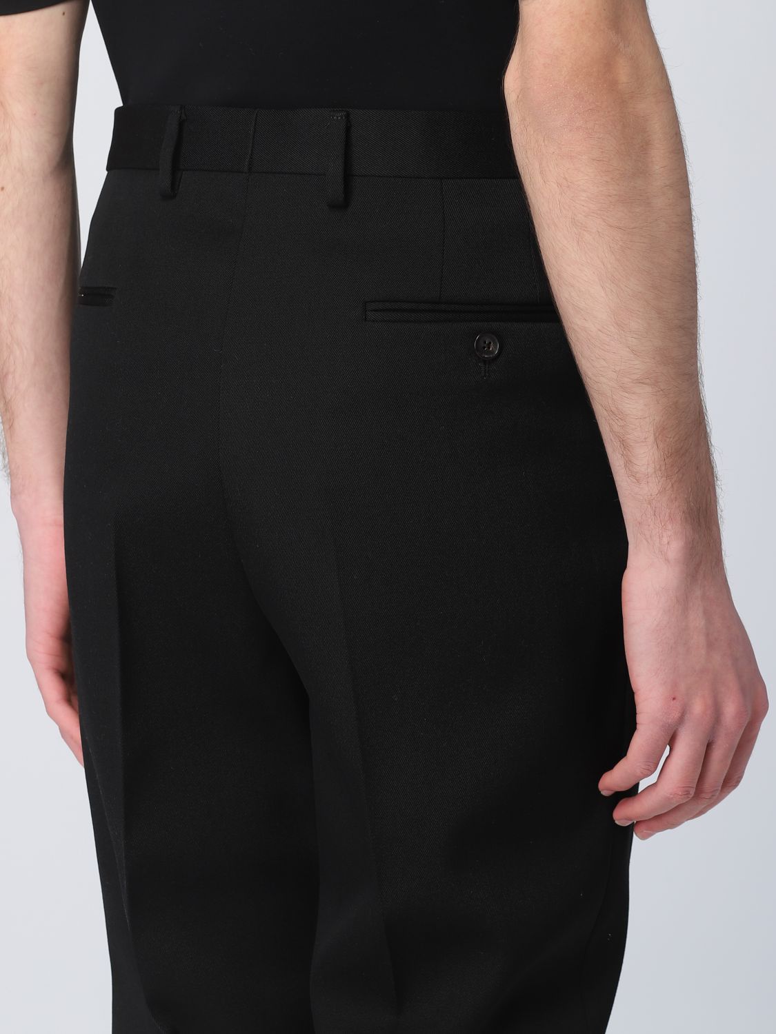 LANVIN: pants for man - Black | Lanvin pants RMTR00034885P23 online on ...