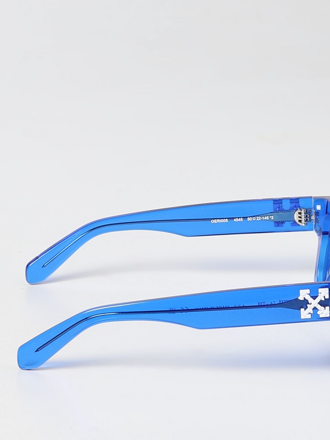 Off-White - Virgil logo sunglasses in blue OERI008C99PLA002 - buy with  France delivery at Symbol