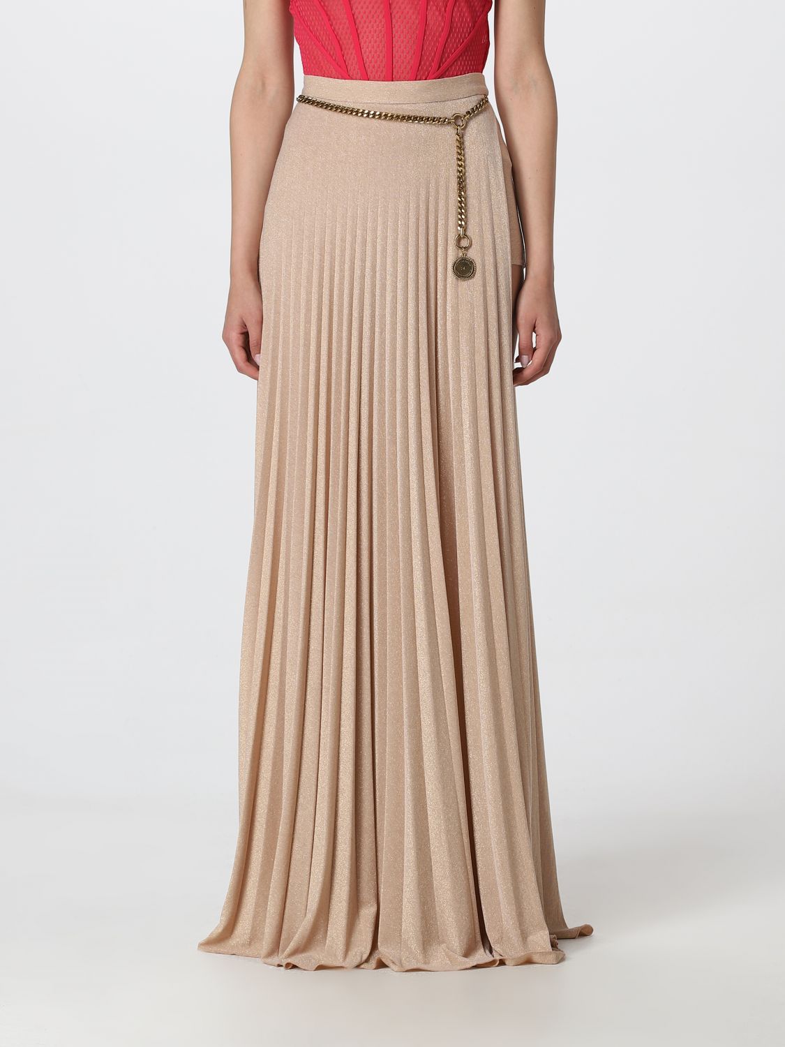 Elisabetta Franchi Skirt Woman In Natural ModeSens