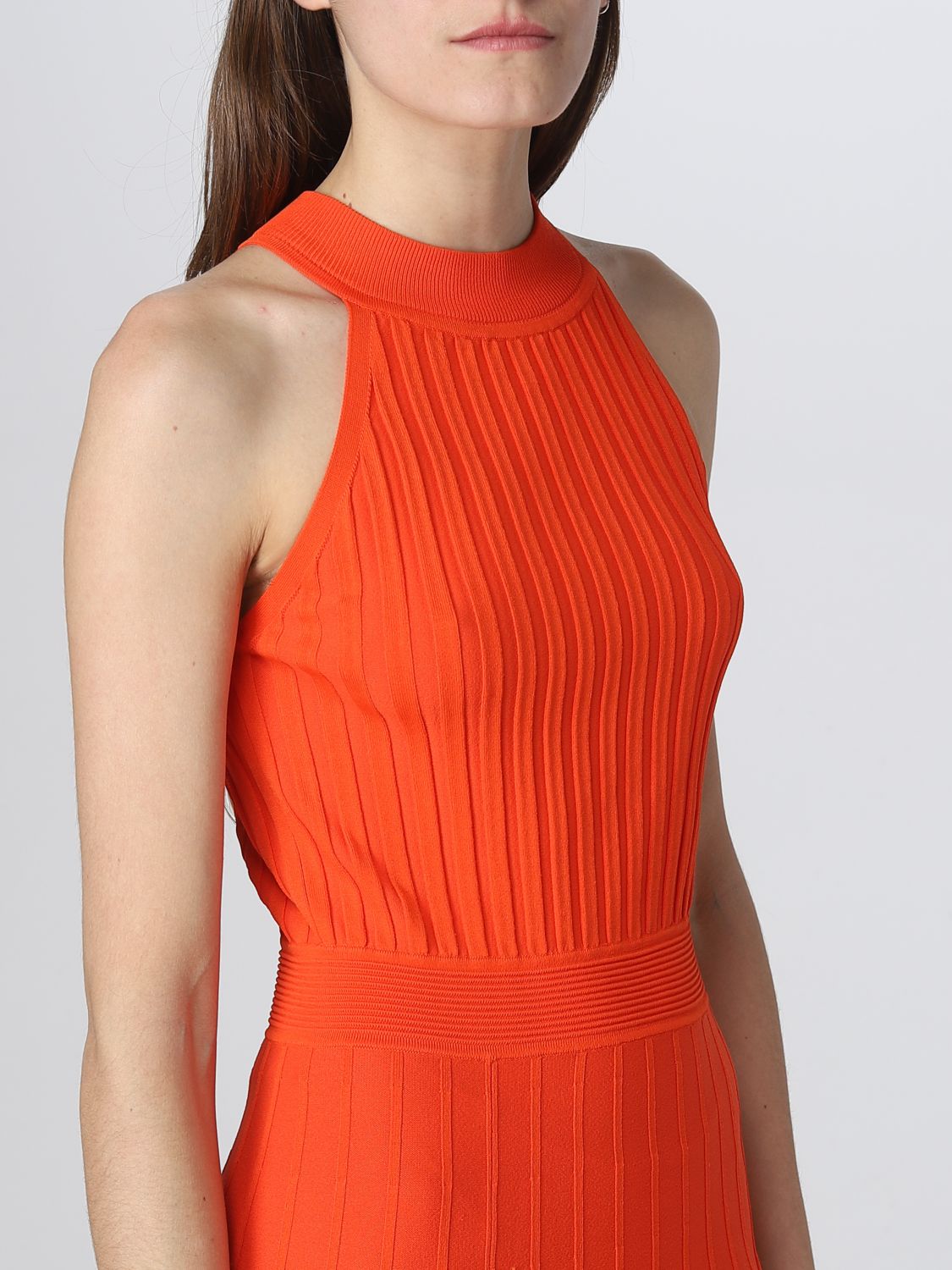 MICHAEL KORS: dress for woman - Orange | Michael Kors dress MS381MUBFD  online on 