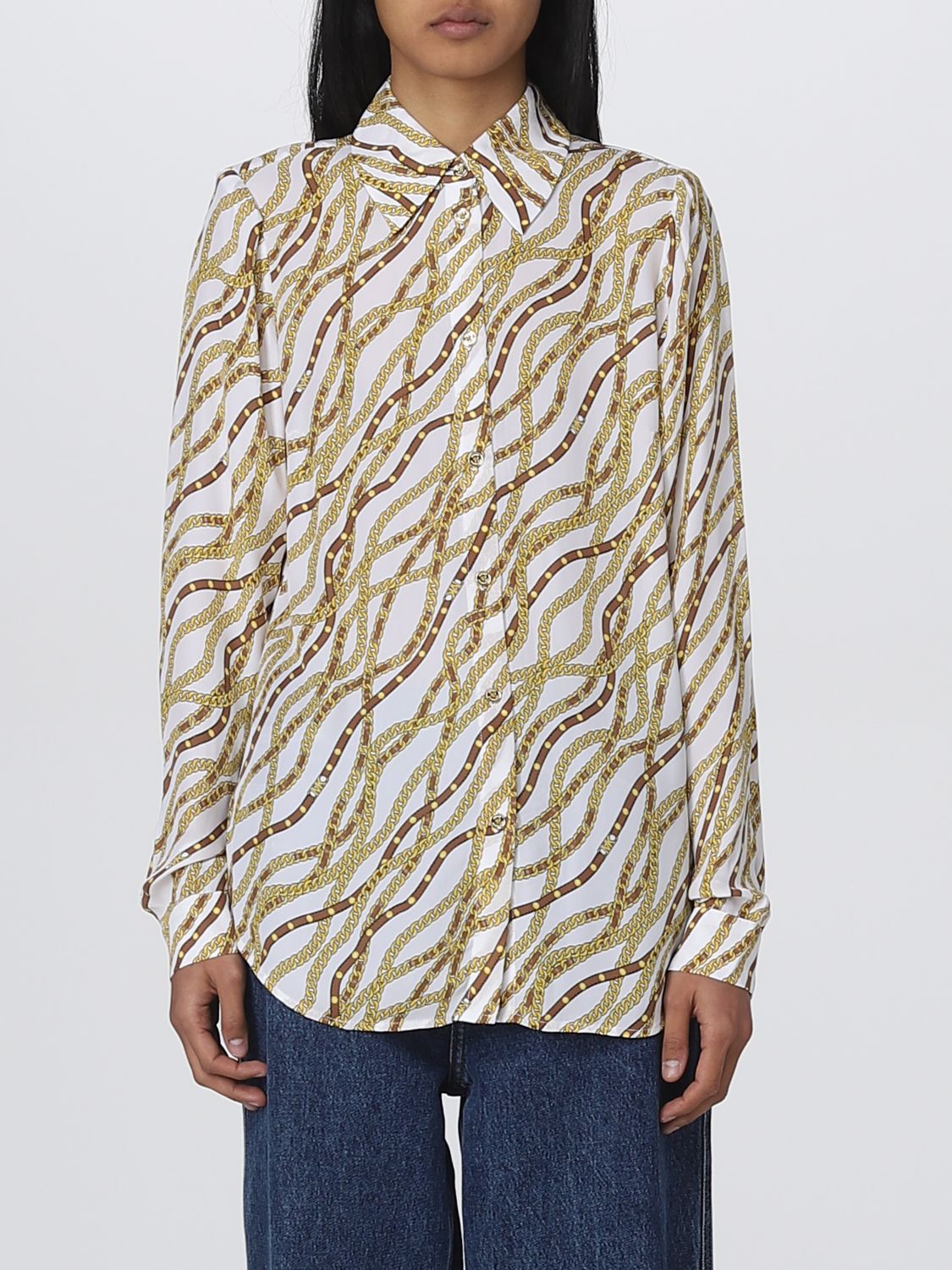 MICHAEL KORS: shirt for women - White | Michael Kors shirt MS340A68EE  online on 