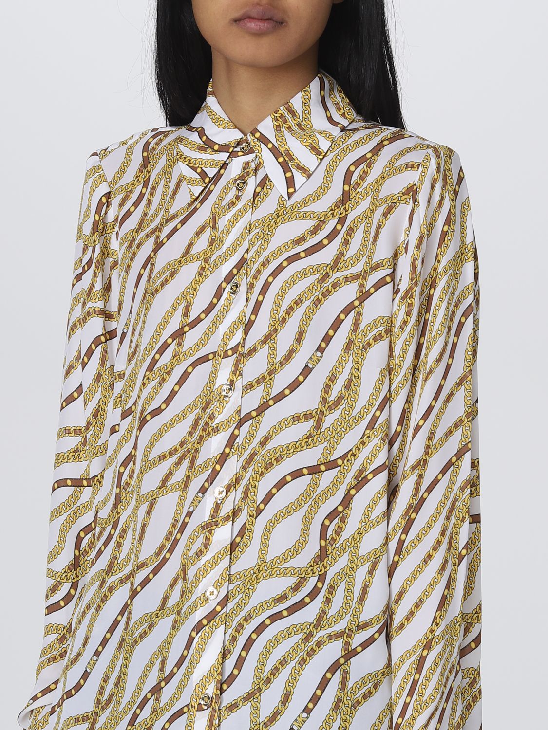 MICHAEL KORS: shirt for woman - White | Michael Kors shirt MS340A68EE  online on 