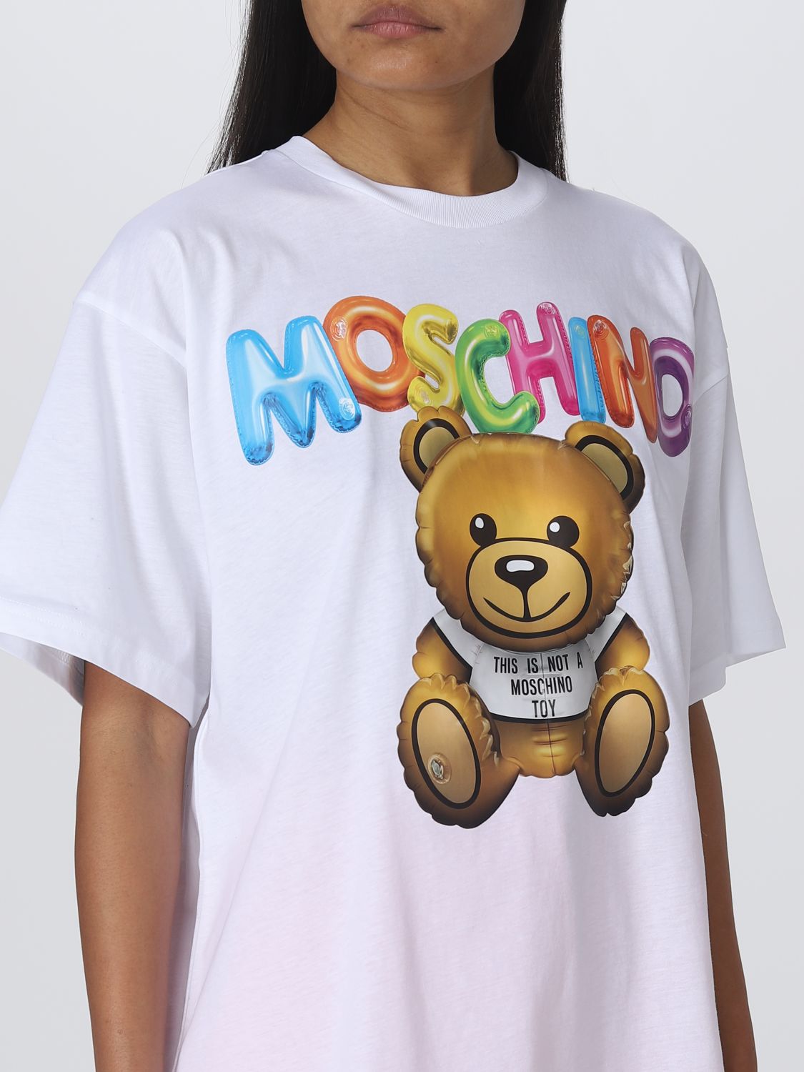 COUTURE: t-shirt for woman White | Moschino Couture t-shirt 07010441 online GIGLIO.COM