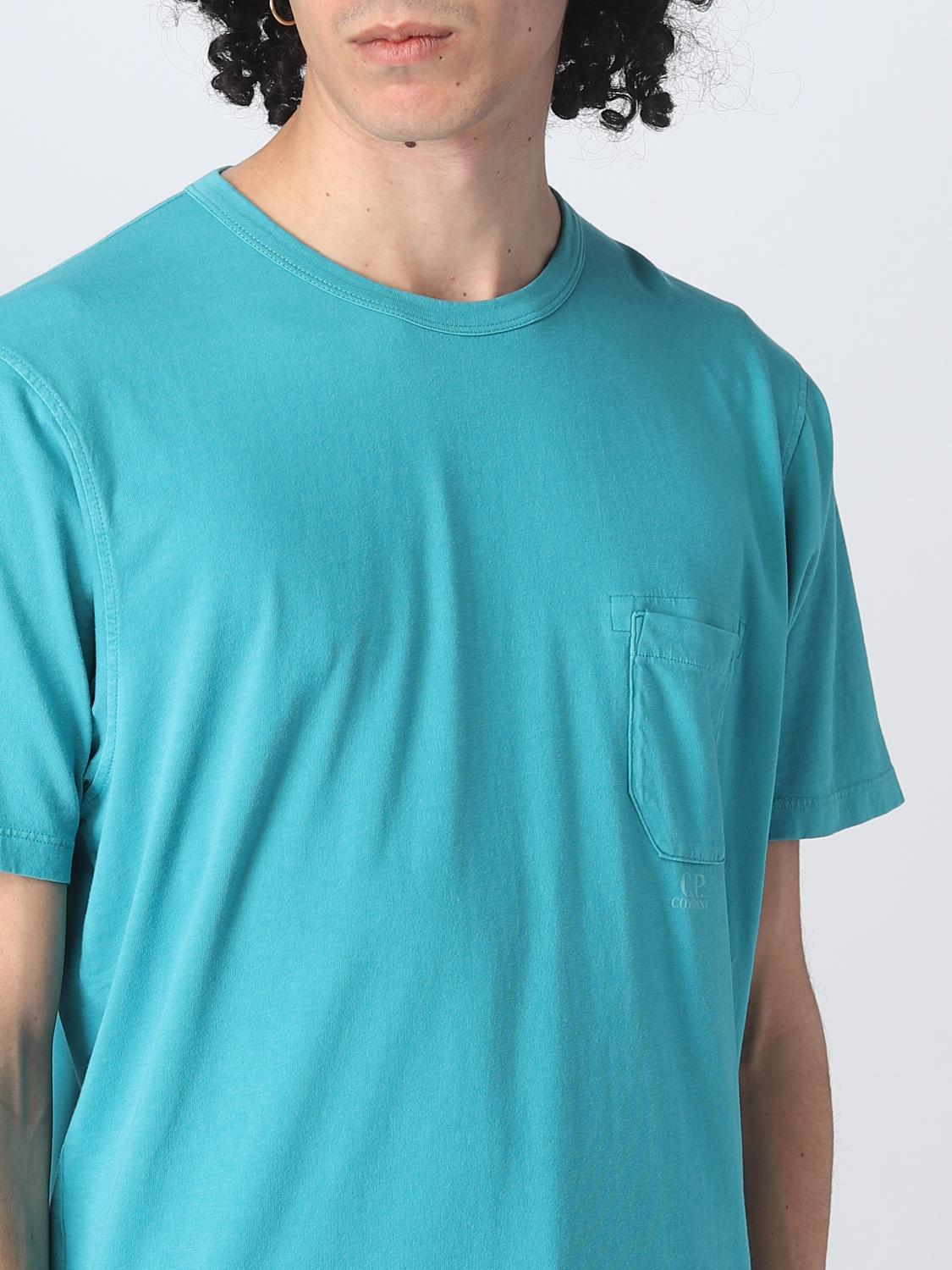 c-p-company-t-shirt-for-man-turquoise-c-p-company-t-shirt