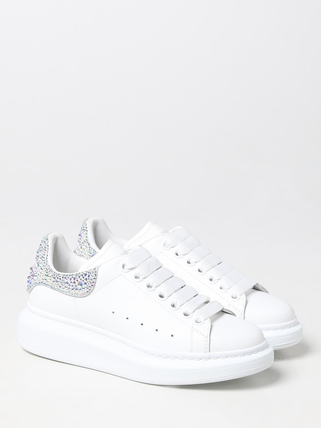 Sneakers Alexander Mcqueen: Sneakers Alexander McQueen in pelle bianco 1 2