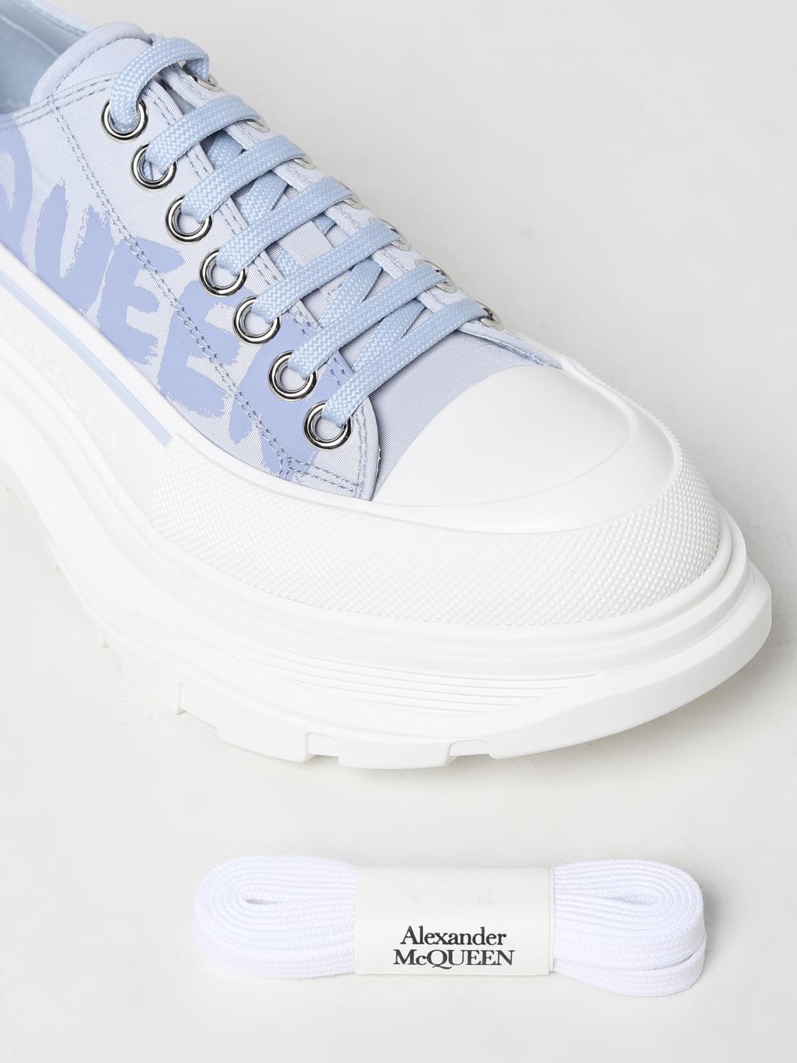 Sneakers Alexander Mcqueen: Sneakers Tread Slick Alexander McQueen in nylon celeste 4