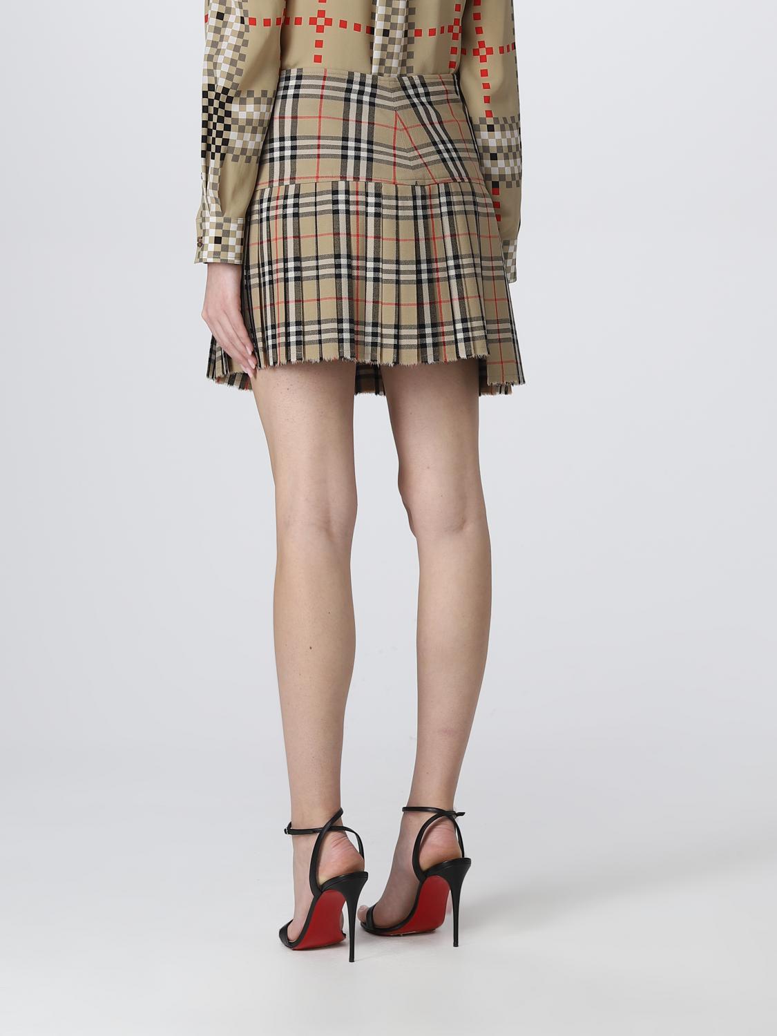 BURBERRY skirt for woman Brown Burberry skirt 8025832 online on