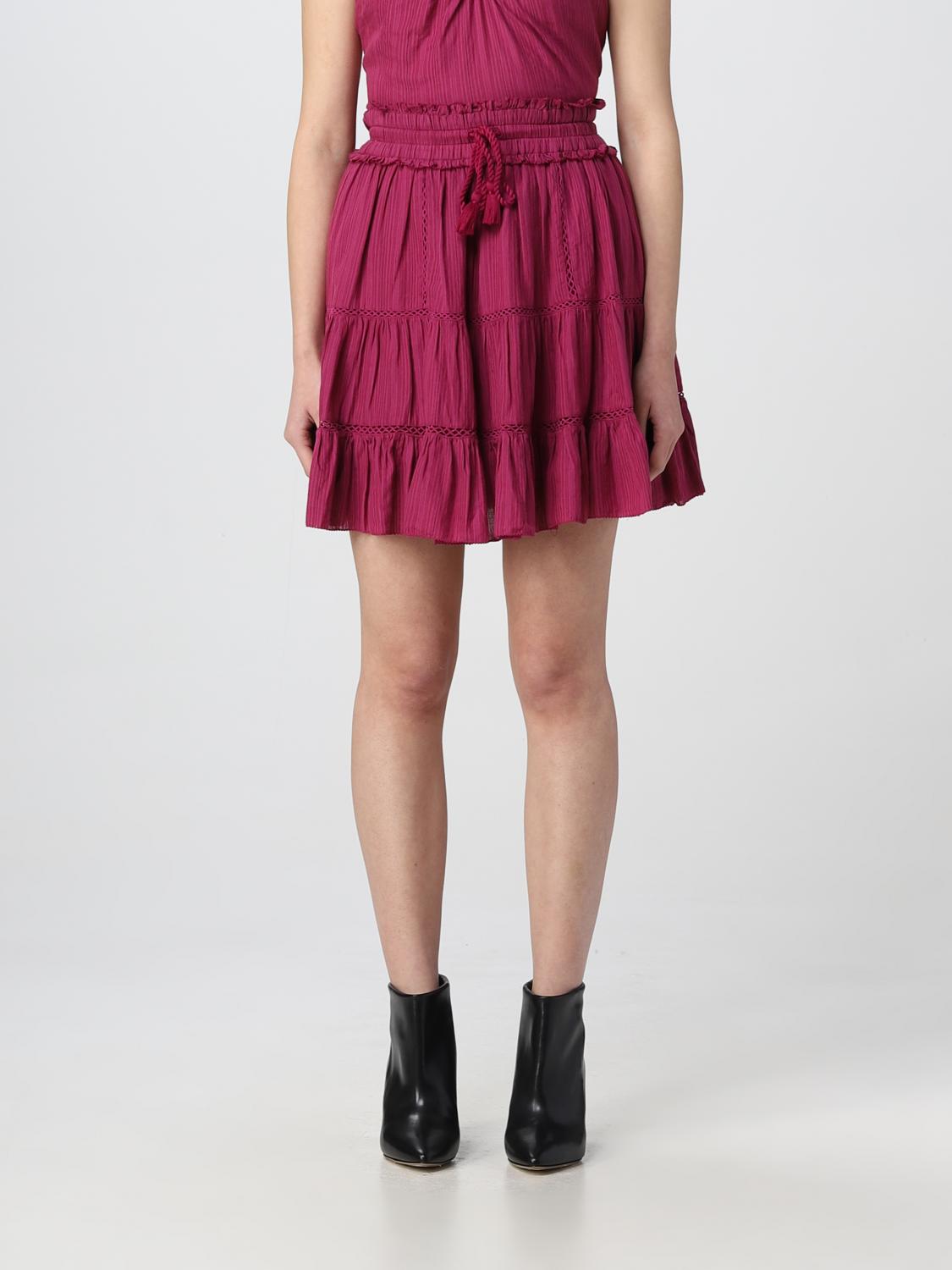 ISABEL MARANT ÉTOILE SKIRT ISABEL MARANT ETOILE WOMAN COLOR FUCHSIA,E01856007