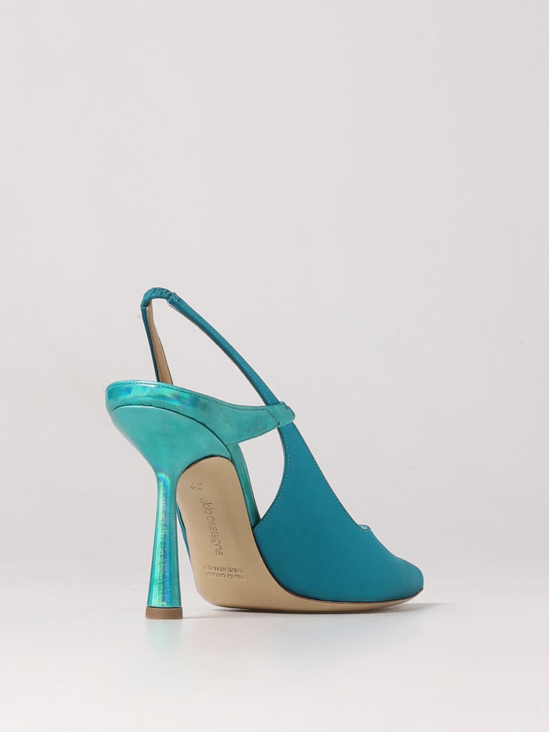 ALDO CASTAGNA: high heel shoes for woman - Green Aldo Castagna heel shoes MADISON on GIGLIO.COM