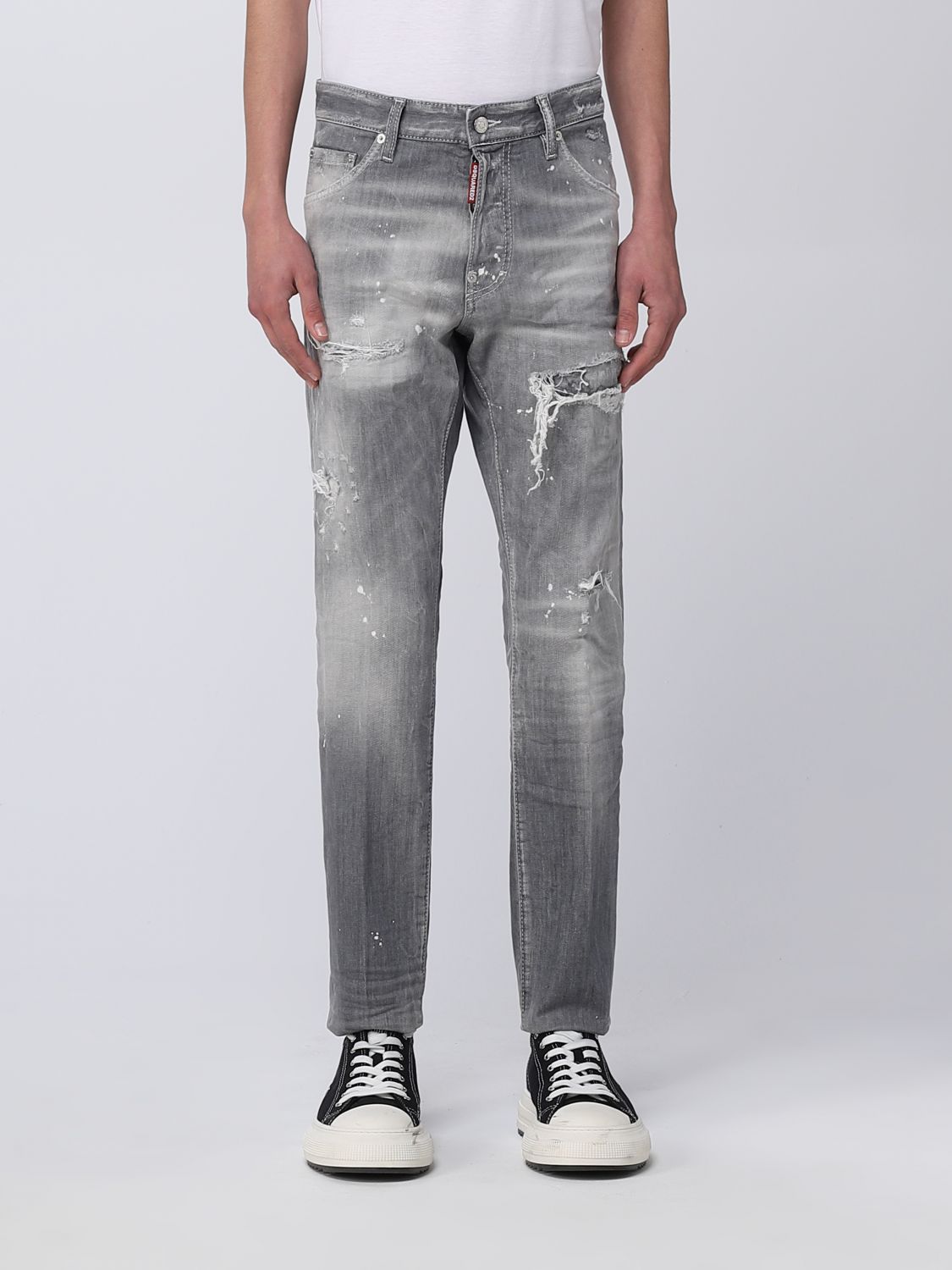 Jeans Dsquared2: Jeans Dsquared2 in denim grigio 1