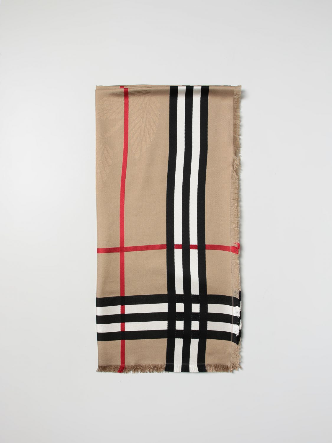 BURBERRY: scarf for woman - Multicolor | Burberry scarf 8066960 online on  
