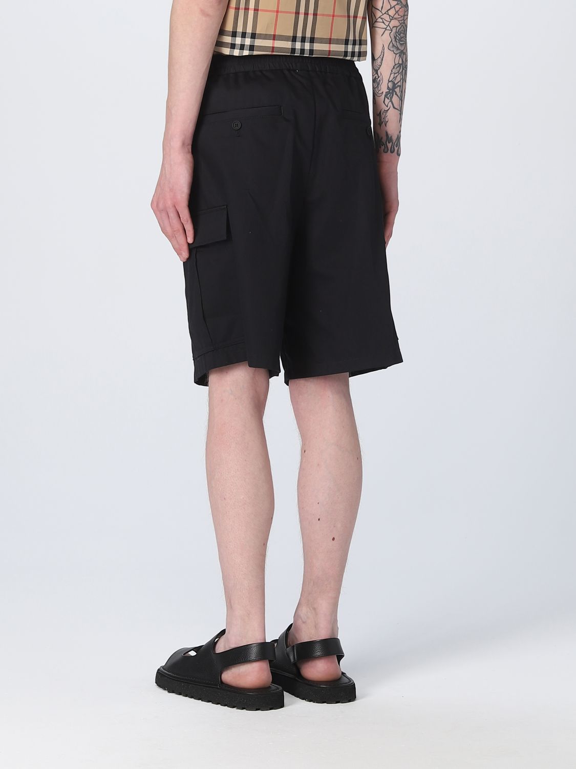 BURBERRY: short for man - Black | Burberry short 8065390 online on ...