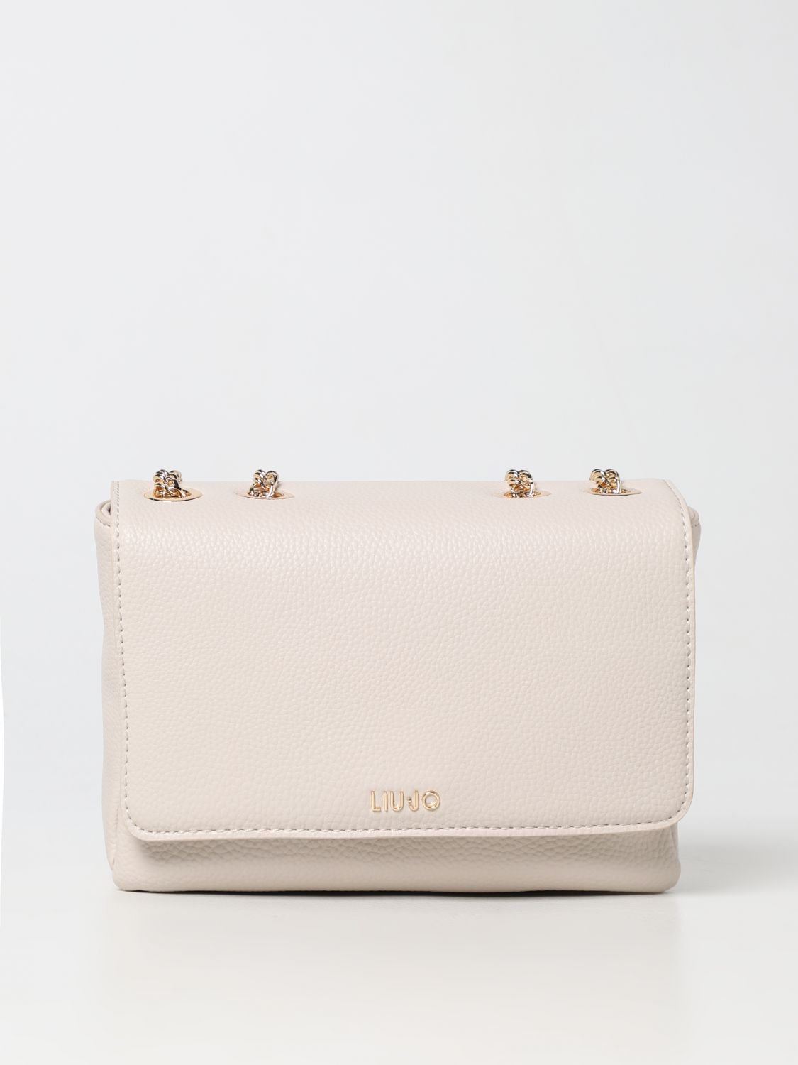 LIU JO: shoulder bag for women - Beige  Liu Jo shoulder bag AF3212E0057  online at