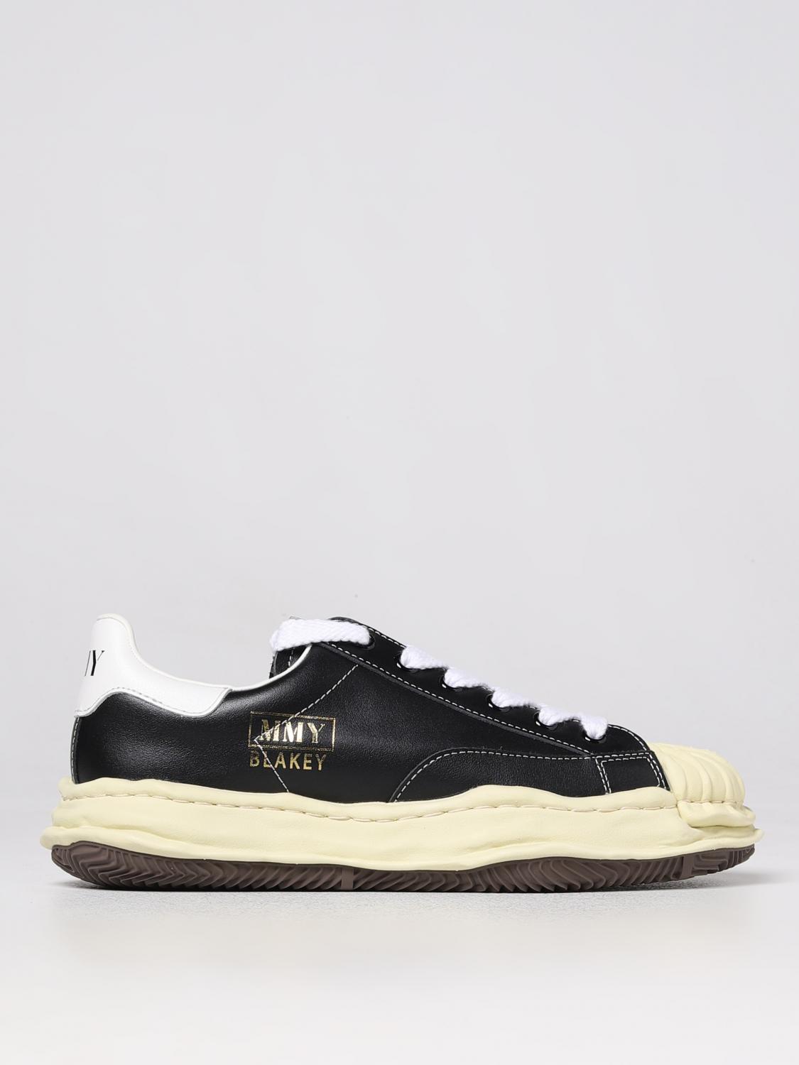 Miharayasuhiro Maison Mihara Yasuhiro Hank Low Original Sole Leather Low-top Sneaker Shoes In Black
