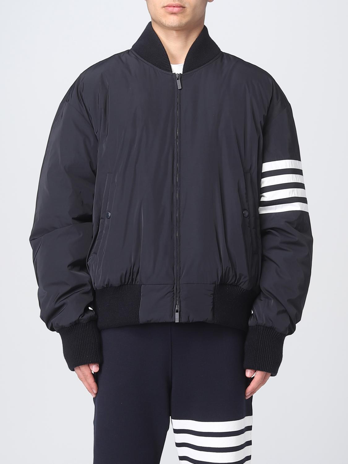 Thom Browne Jacket Men Color Blue In Blue