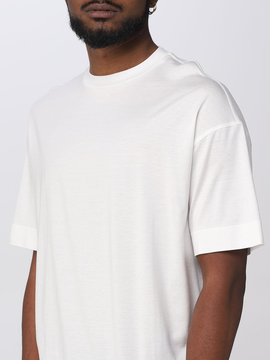 EMPORIO ARMANI: t-shirt for man - White | Emporio Armani t-shirt  3R1TV61JUVZ online on 